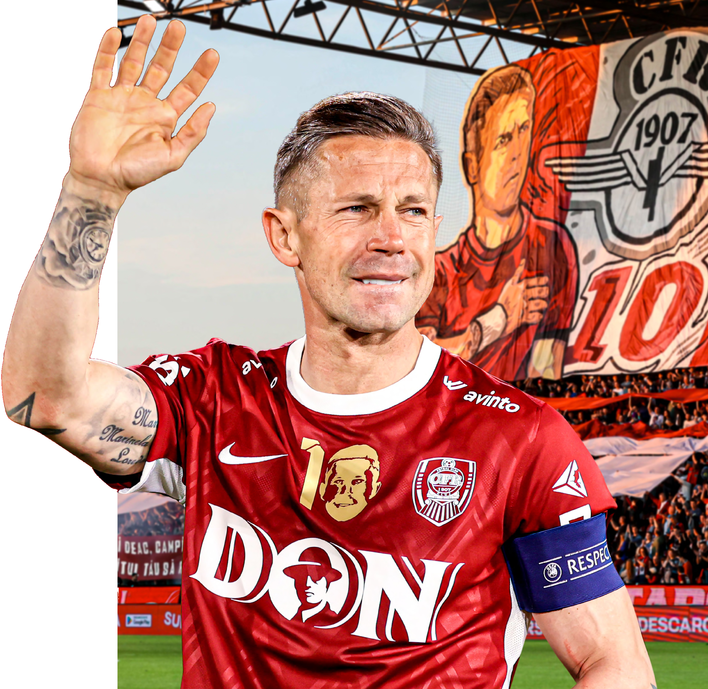 Coregrafie suporteri CFR Cluj
