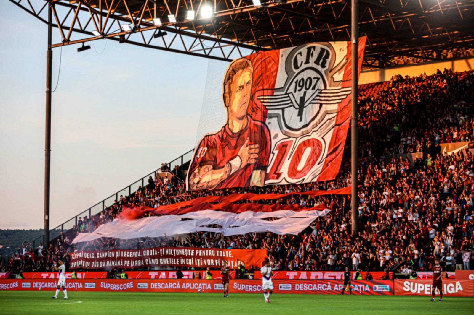 Coregrafie suporteri CFR Cluj